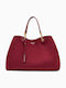 Leather Women's Bag Shoulder Red