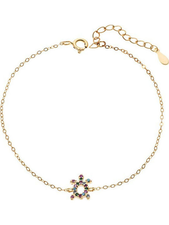 Senza Damen Armband aus Silber Vergoldet