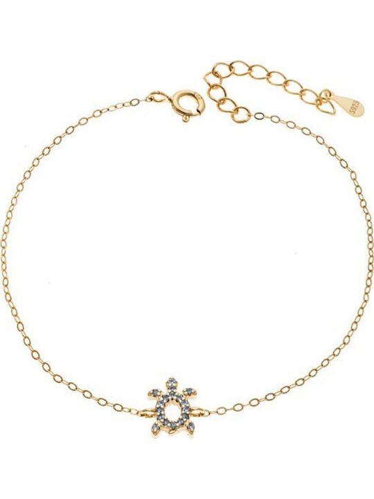 Senza Damen Armband aus Silber Vergoldet
