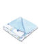 Kidizi Pătură Pepinieră Swaddling pături 100% bumbac Albastru 100x78cm