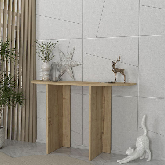Cortado Κονσόλα Ξύλινη Sapphire Oak Μ120xΠ35xΥ75εκ.