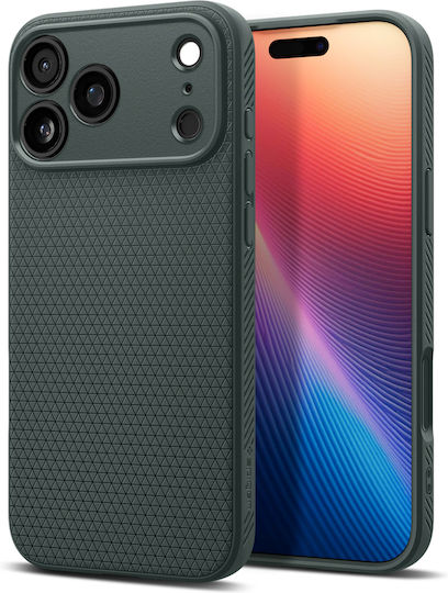 Spigen Liquid Air Back Cover Silicone Abyss Green (iPhone 17 Pro)