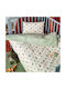 Kentia Saurus Комплект Бебешки Чаршафи За Количка Памучни Многоцветни 60x120бр 2бр