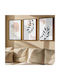 Κάδρα Σετ 3τμχ 786dkt1864 33x48cm Multi Wallity Κάθετοι Mdf Ξύλο