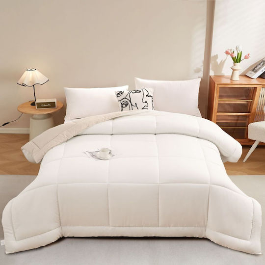 Homeone Duvet Single 160x220cm Ivory - Cream