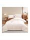 Homeone Duvet Single 160x220cm Ivory - Brown