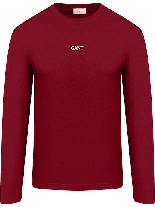 Gant T-shirt Μπορντό