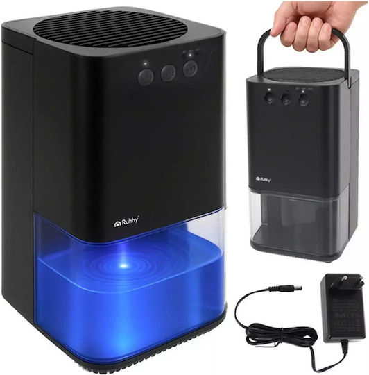 Ruhhy 00026494 Dezumidificator cu Compresor 0.38lt Negru