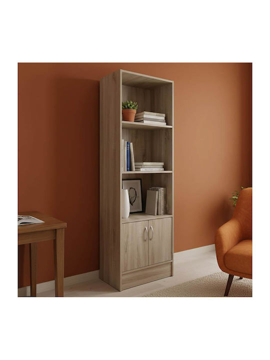 Βιβλιοθήκη Tekaro Sonoma Απόχρωση 57x33x180εκ.
