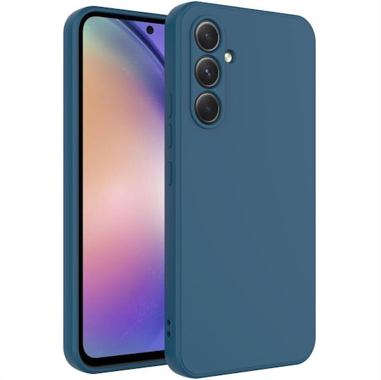 Forcell Umschlag Rückseite Silikon / Gehärtetes Glas (Galaxy S24 FE)