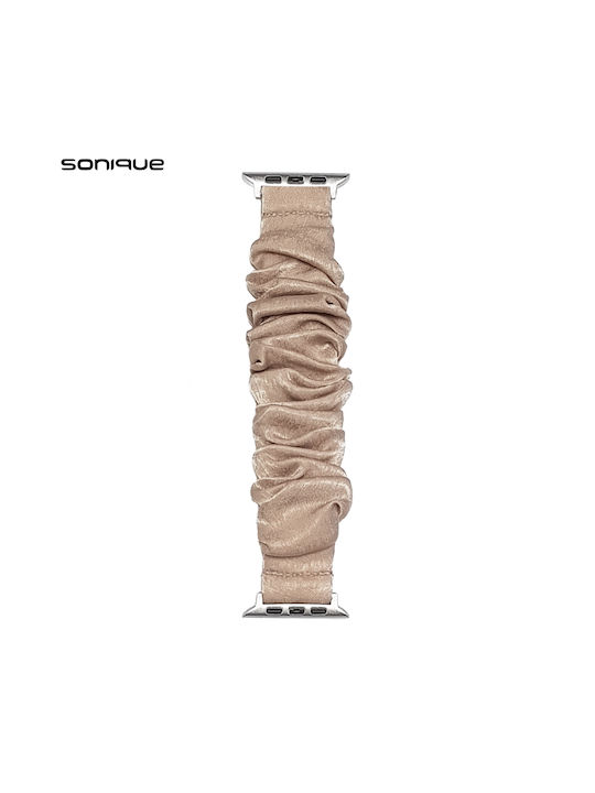Sonique Scruncie Curea Tesatura Bej (Apple Watc...