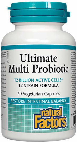 Natural Factors Ultimate Multi Probiotic Пробиотици 60 капси Natural