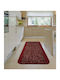 Non-Slip Kitchen Runner Mat Granite Red-Beige 67x140
