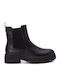 Leather Women's Chelsea Ankle Boots Black