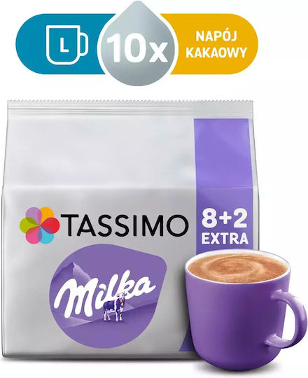 Tassimo Capsule Ciocolata Milka Compatibile cu Mașina Tassimo 10capace