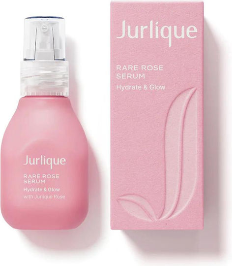 Jurlique Rare Rose Hydrate & Glow Moisturizing Serum Face with Hyaluronic Acid for Radiance & Revitalization 30ml