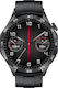 Lemfo HK4 46mm Smartwatch με Παλμογράφο (Μαύρο)