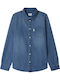 Kids Shirt Long Sleeve Denim Portez