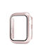 Sonique Plastic Case with Glass in Rose Gold color for Apple Watch 10 42mm