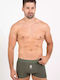 Men's Boxer Khaki with Patterns