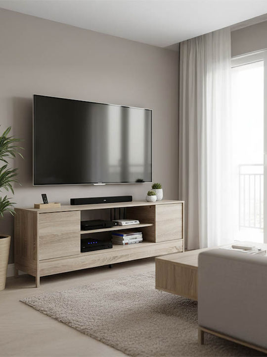 TV Stand Sasa Sonoma L120xW35xH41.5cm