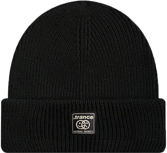 Beanie Unisex Beanie Gestrickt in Schwarz Farbe