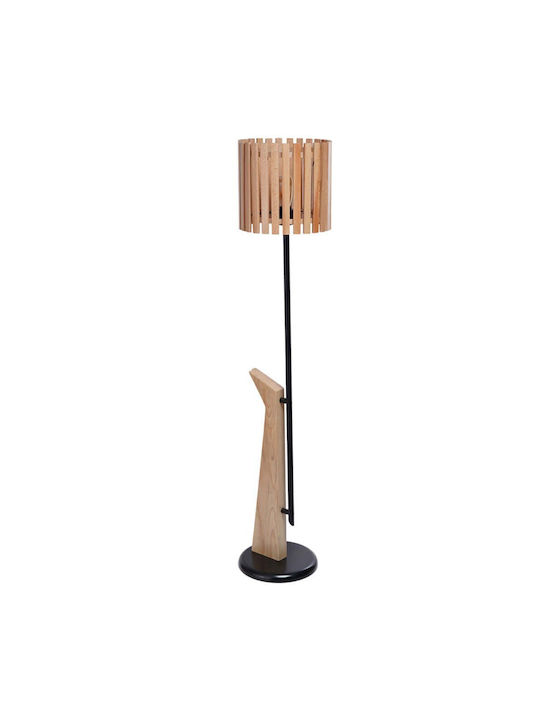 Opviq Stehleuchte H155xB30cm. mit Fassung für Lampe E27 Braun