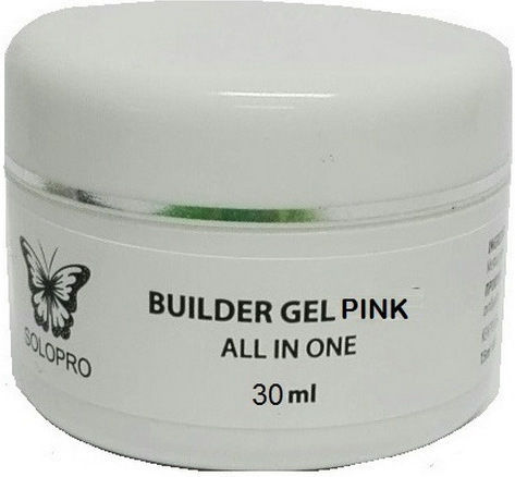 Solo Pro Builder Nail Gel Pink 30ml