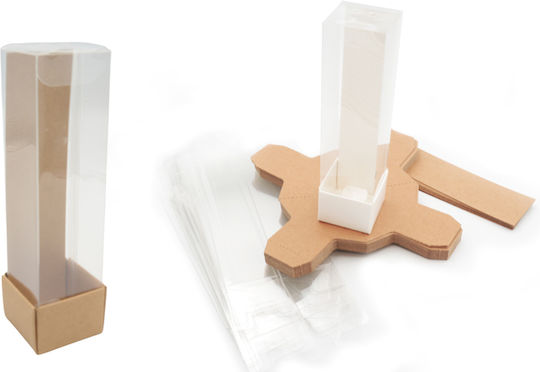 Paper Box for Gift Multicolour 4x4x16cm. 12pcs