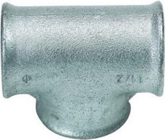 Tee Pentru Țevi Galvanizat Cordonat 3 Inch 75mm