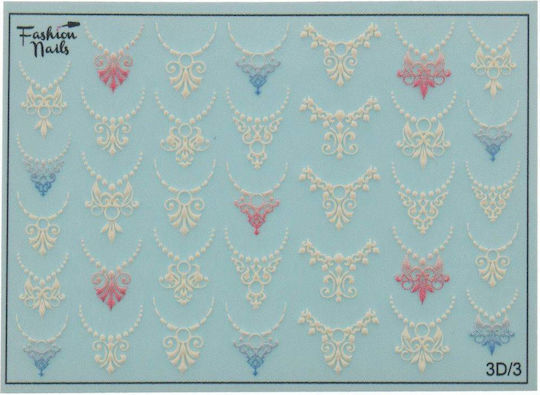 Autocolante De Apă Oem Fashion Nails 3d Slider 03