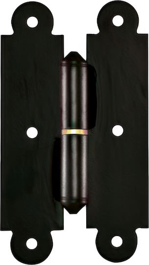 Мъжка Врата Средна Тежък Тип 250mm X 145mm Zogometal Серия 0129 Черен