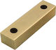 Brass Pads 10mm Gold 520-5t70 Metalor