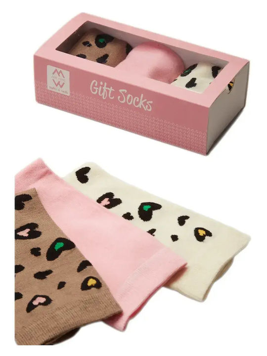 ME-WE Gift Box Combination 1 Γυναικείες Κάλτσες Πολύχρωμες 3Pack