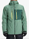 Quiksilver Sycamore Solid EQYTJ03502-GND0 Ανδρικό Μπουφάν για Σκι & Snowboard Πράσινο