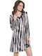 Jeannette Lingerie Winter Women's Nightdress Animal Print