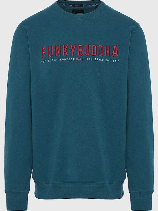 Funky Buddha Sweatshirt Blau