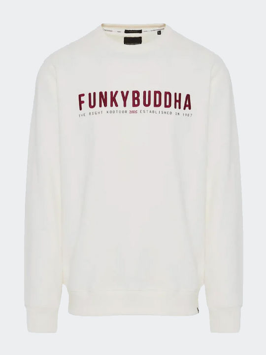 Funky Buddha Sweatshirt Weiß