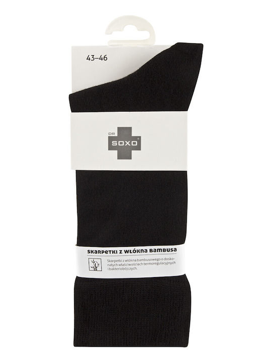 Soxo Herren Socken Schwarz 1Pack