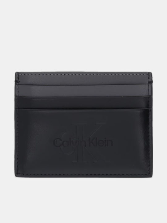 Bold Leather Men's Wallet Cards Black