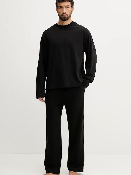 Calvin Klein Men's Winter Pajamas Set Black