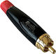 Martin S106rot Βύσμα RCA Αρσενικό Κόκκινη Απόληξη