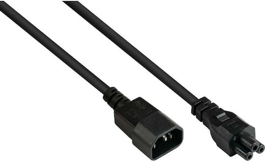 Good Connections IEC C5 - IEC C5 Cable 1m Black (P1405-S010)