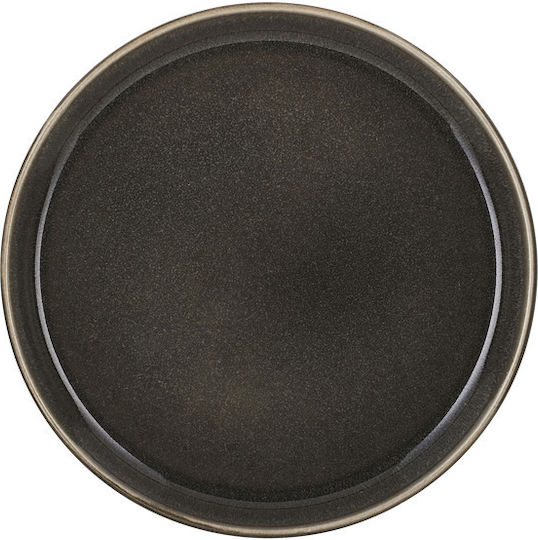Bitz Plate Desert Ceramic Gray with Diameter 21cm