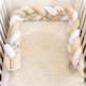 Панта Плетена Вътрешен Beige, White