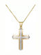 Men's Gold Cross 14K with Chain