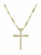 Women's Gold Cross 18K with Chain