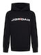 Kids Sweatshirt with Hood and Pockets Black
