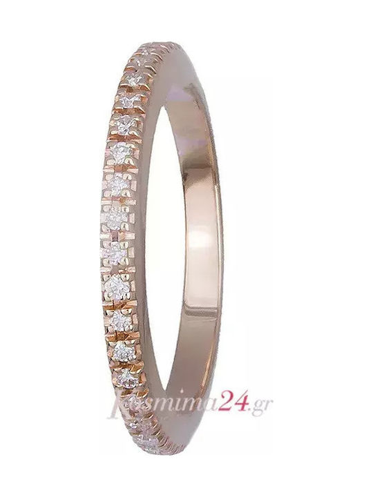 Women's Spinners Rings Set in 18K Rose Gold