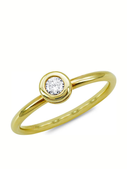 Breuning Single Stone from Gold 18K with Diamond